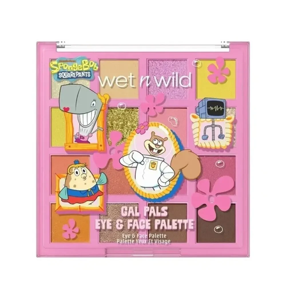 Set Of 6 SpongeBob Wet n Wild Makeup Blush Eye n Face Palette Different Makeup